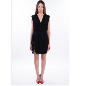 ELISABETTA FRANCHI Sheath Dress Size IT 46/M Wool Blend Made in Italy